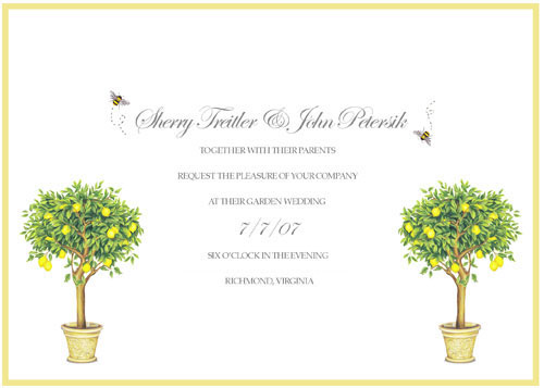  had successfully set a lighthearted mood with our invite once the RSVP 