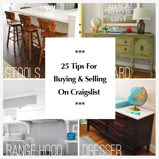 25 Tips For Buying And Selling On Craigslist Young House Love