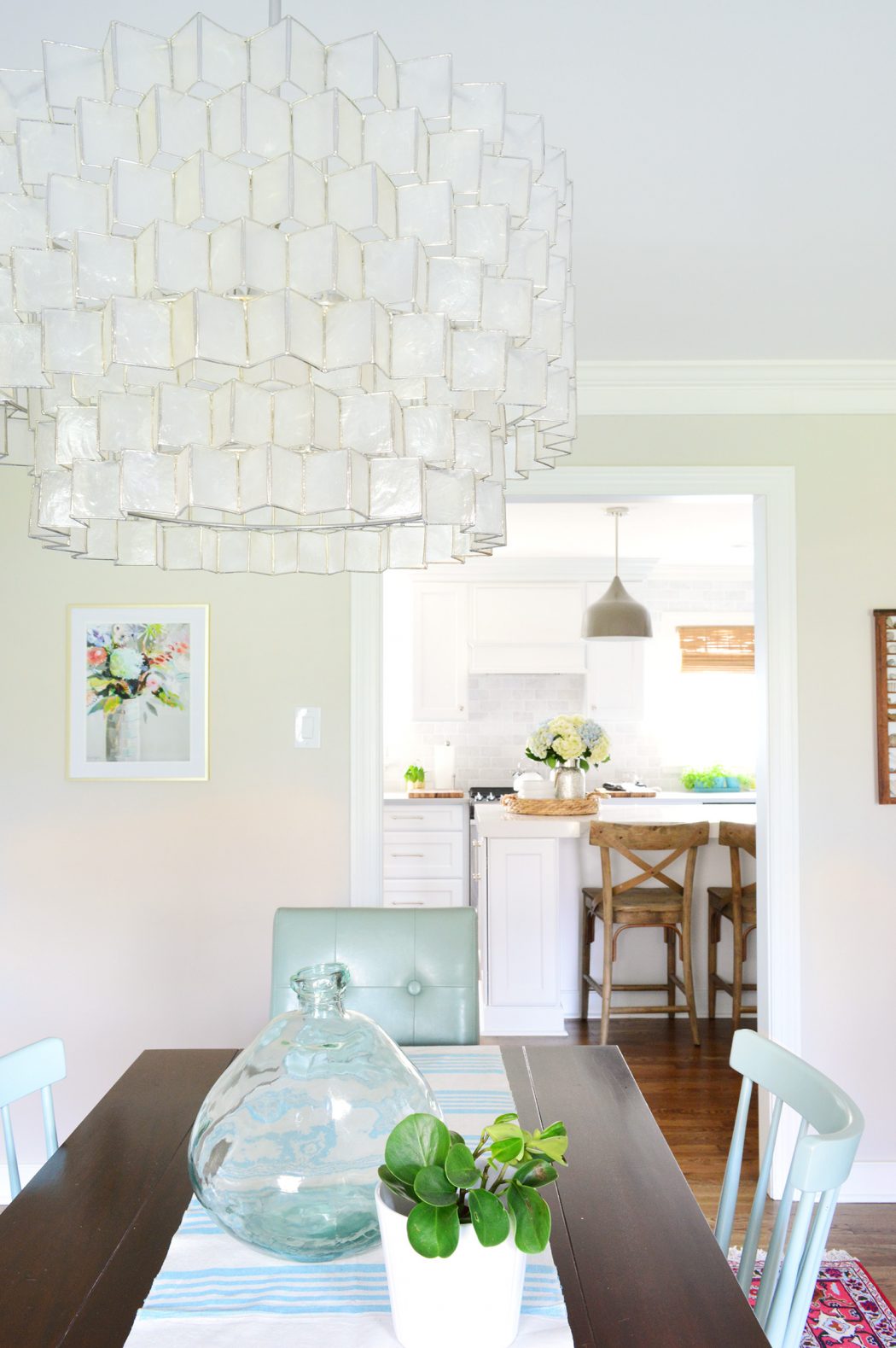 matching pendant and dining room lights