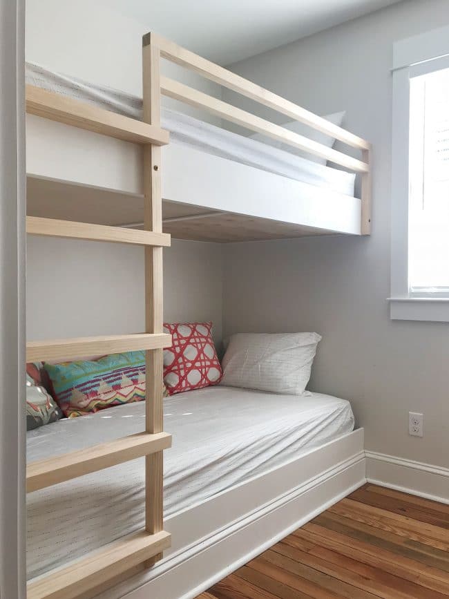 How To Make Diy Built In Bunk Beds Young House Love