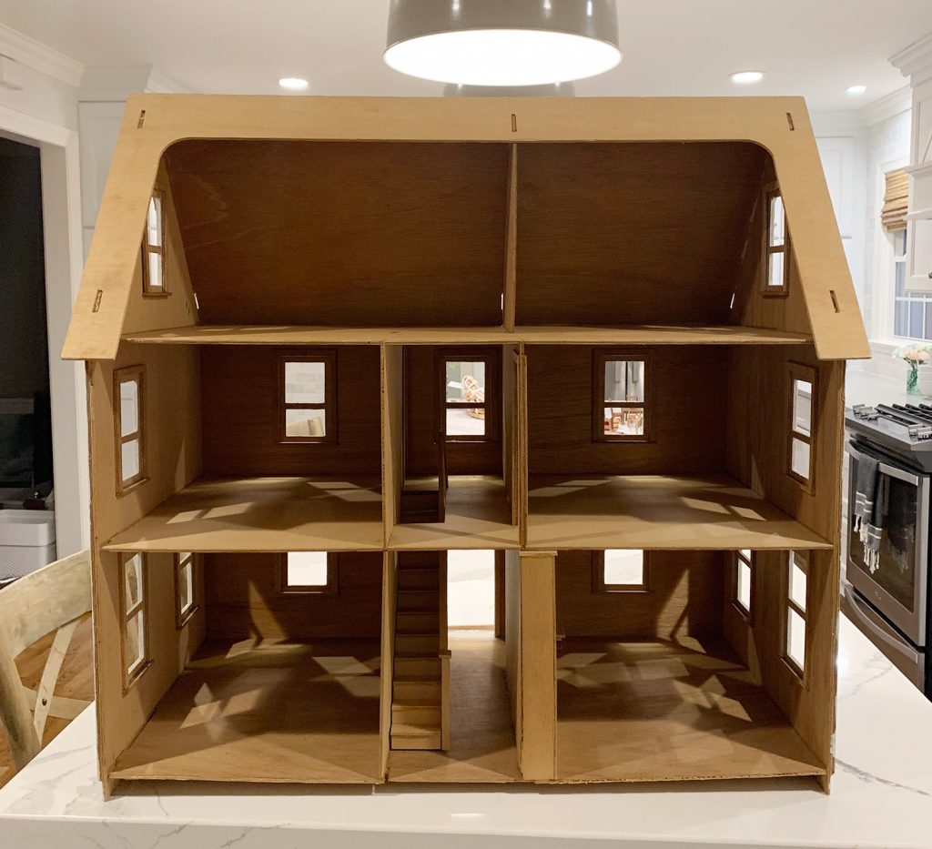 doll house made of wood
