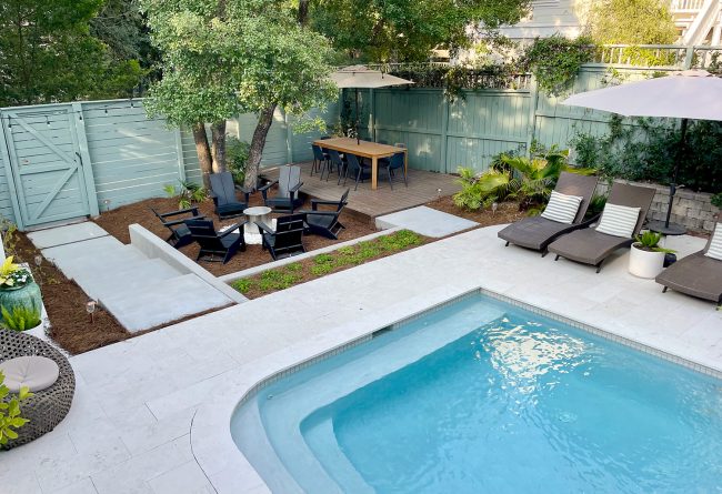 How We Doubled The Size (And Function!) Of Our Backyard Pool Area