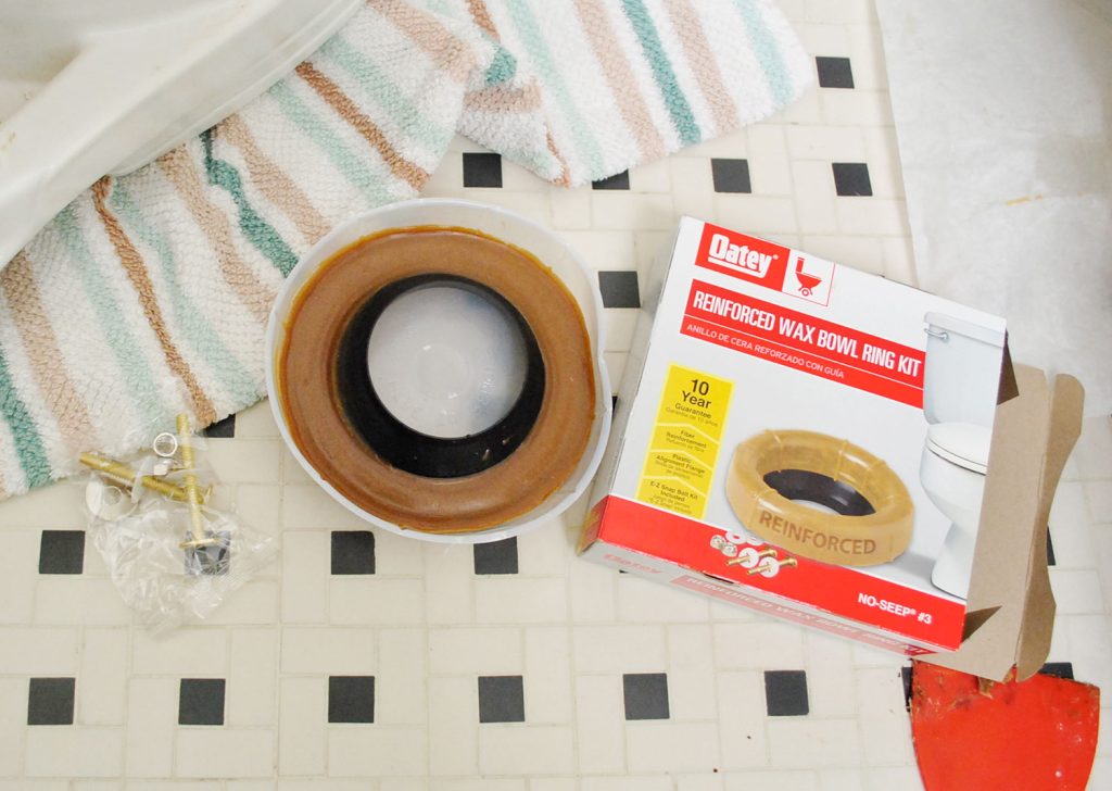 Toilet Installation Wax Ring Kit With Bolts And Box