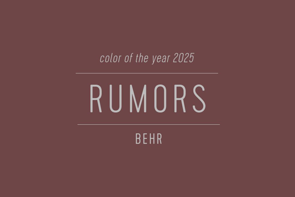 Behr 2025 Color of the Year Rumors