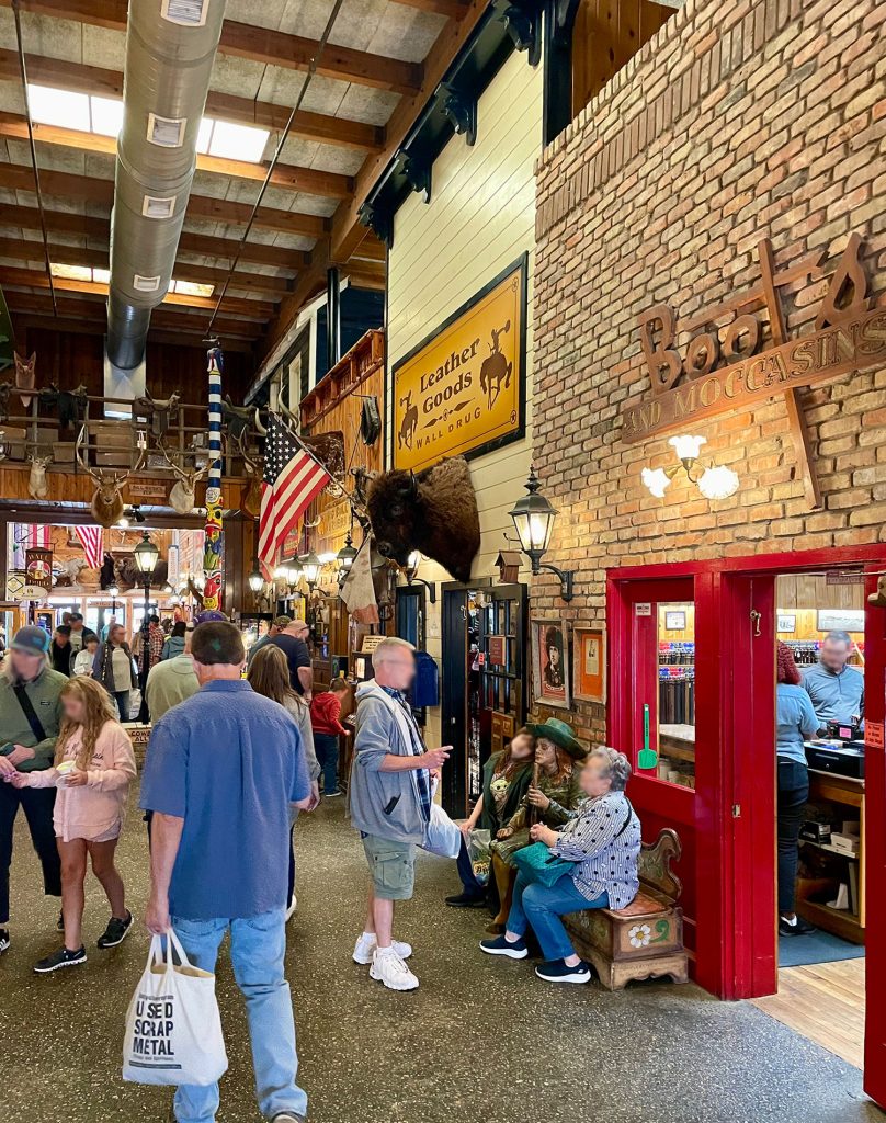 Interior View Of Shops In Wall Drug Wall South Dakota