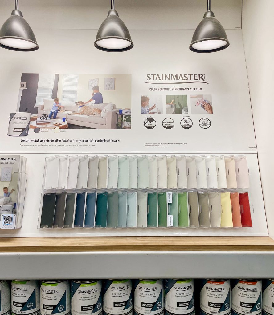 Stainmaster Paint Display