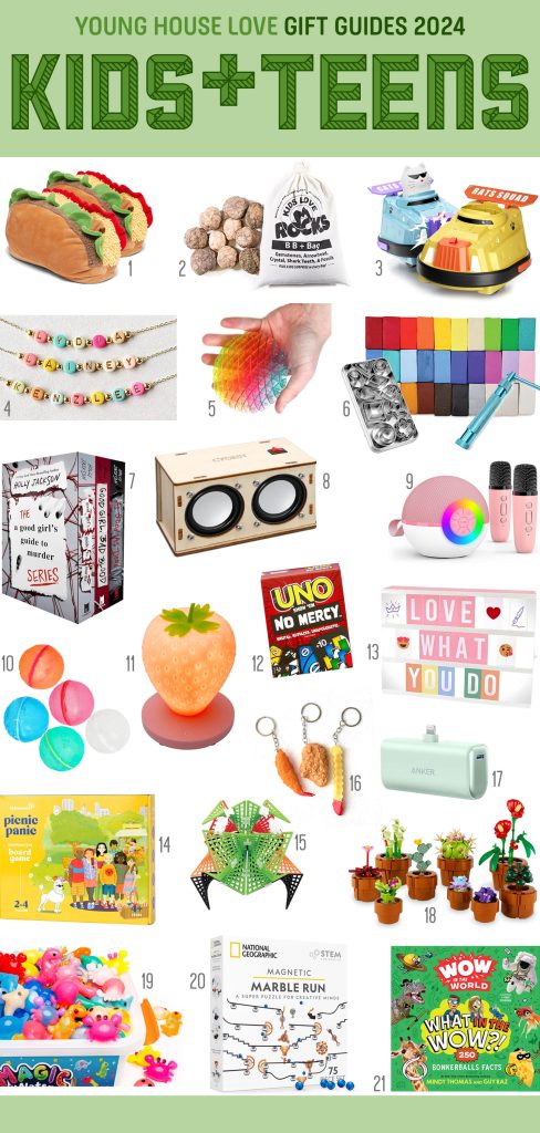 Holiday Gift Ideas For Kids and Teens Mood Board 2024