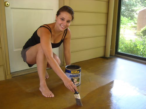 Staining A Concrete Floor Is Easy Just Follow Our Step By Step Tutorial