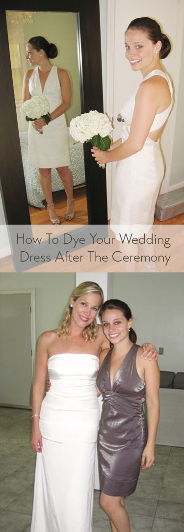 How To Dye Your Wedding Dress After The Ceremony Title Card