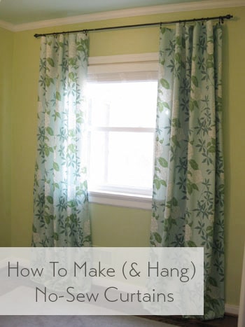 How to Fake a Pleated Curtain With No Sewing Required I Weekend DIY +  Buying Guide — DIY Home Improvements Carolyn's Blooming Creations