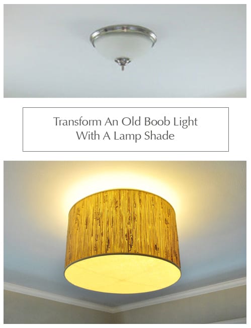 Making A Ceiling Light With A Diffuser From A Lamp Shade | Young