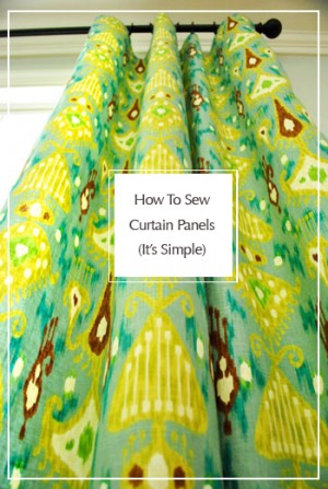 How To Sew Curtain Panels (It's Simple!) | Young House Love