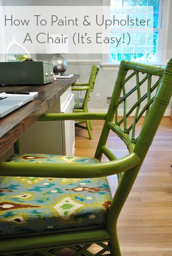 How To Paint And Upholster A Chair: Part 2 | Young House Love