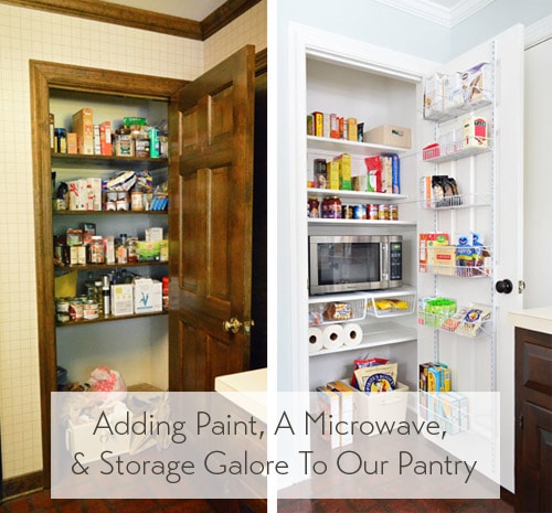 My amazing pantry makeover with pullout storage drawers - The