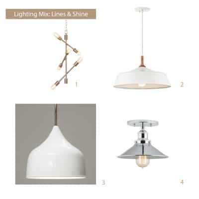 How To Select Light Fixtures That Work Together Without Being Boring