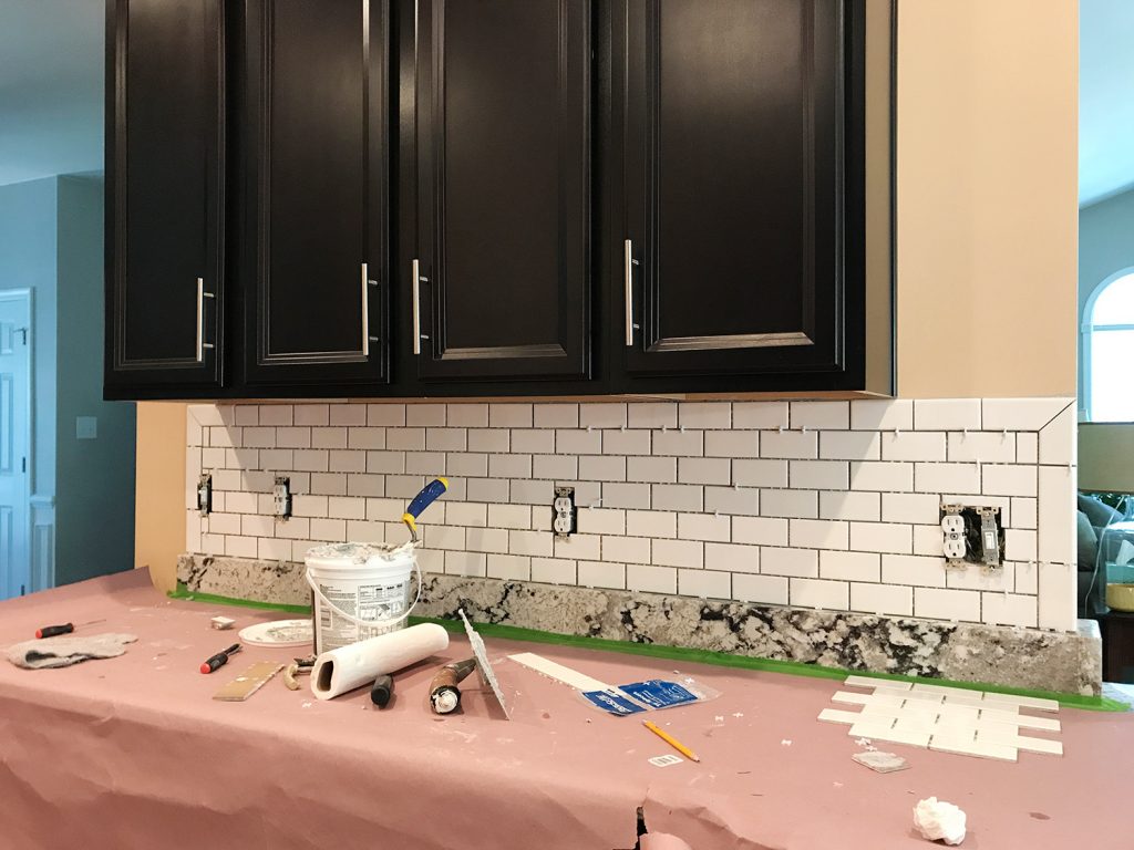 How To Install A Subway Tile Kitchen Backsplash Young House Love