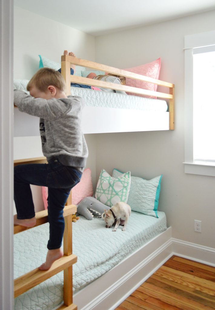 How To Make DIY Built-In Bunk Beds | Young House Love