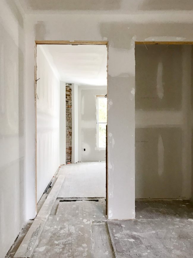 The Duplex Has Drywall! And A Video Tour! | Young House Love
