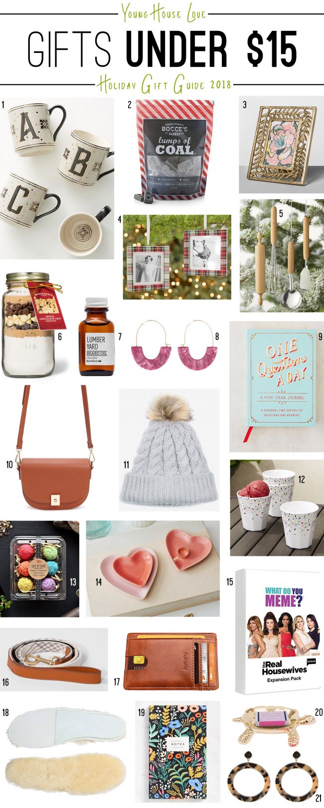 Holiday Gift Guide: $15 and Under - In Honor Of Design