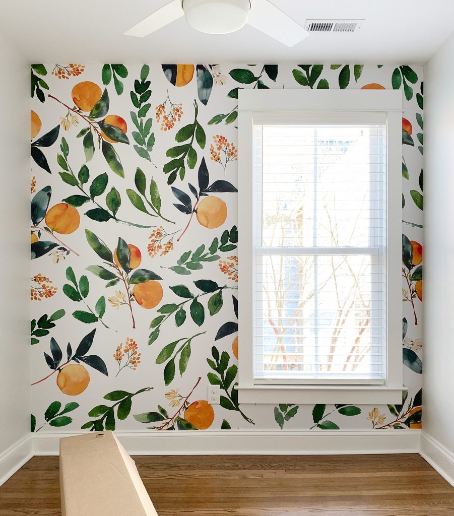 How To Install A Removable Wallpaper Mural - The Furniture Lover
