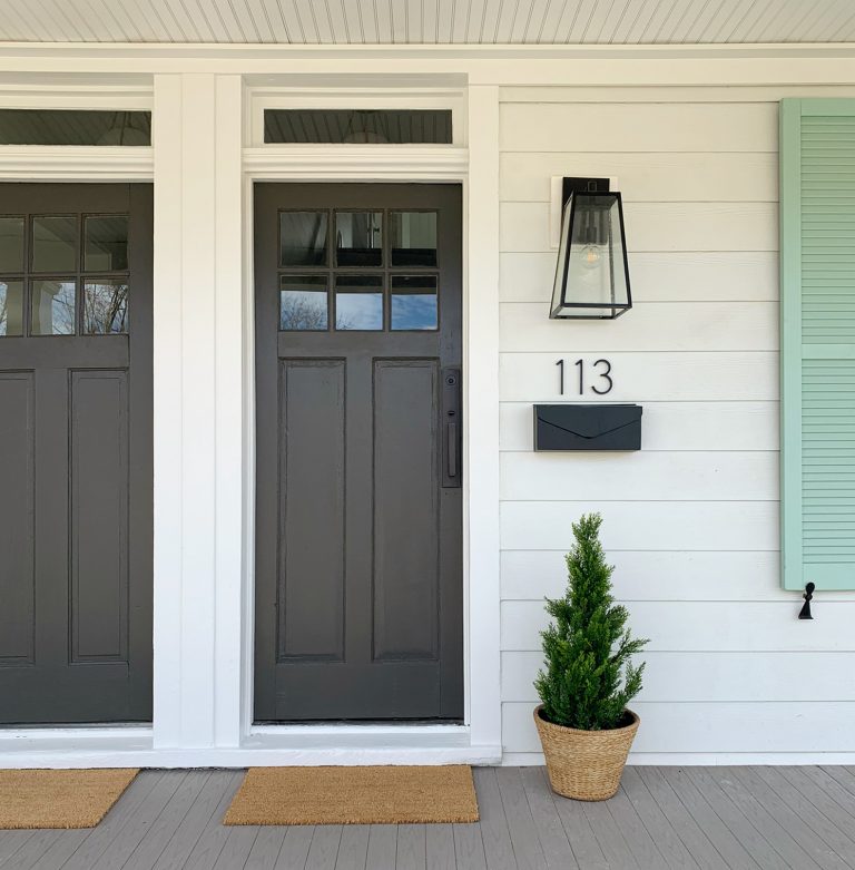 A Front Porch Makeover At The Duplex! 