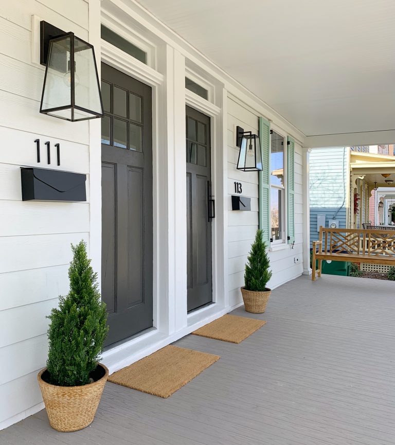 A Front Porch Makeover At The Duplex! | Young House Love