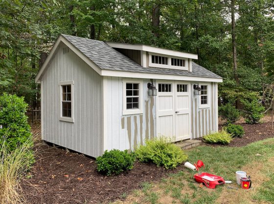 Painting Our Shed & Adding Window Boxes | Young House Love