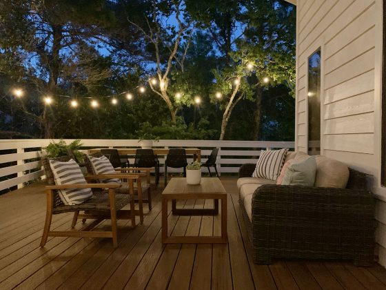 A Deck Makeover Using Low Maintenance Outdoor Furniture | Young House Love