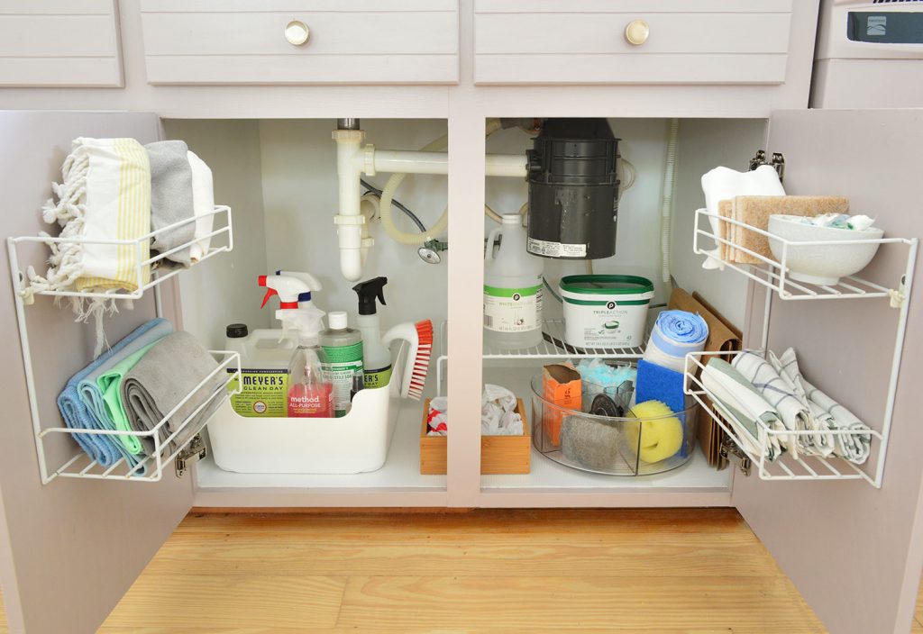 Under Kitchen Sink Storage Ideas • Neat House. Sweet Home®