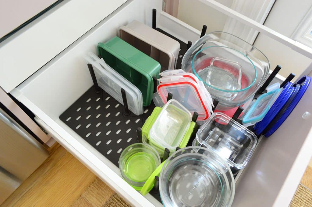 Lid Organizer  Kitchen storage containers, Tupperware storage, Kitchen cabinet  storage
