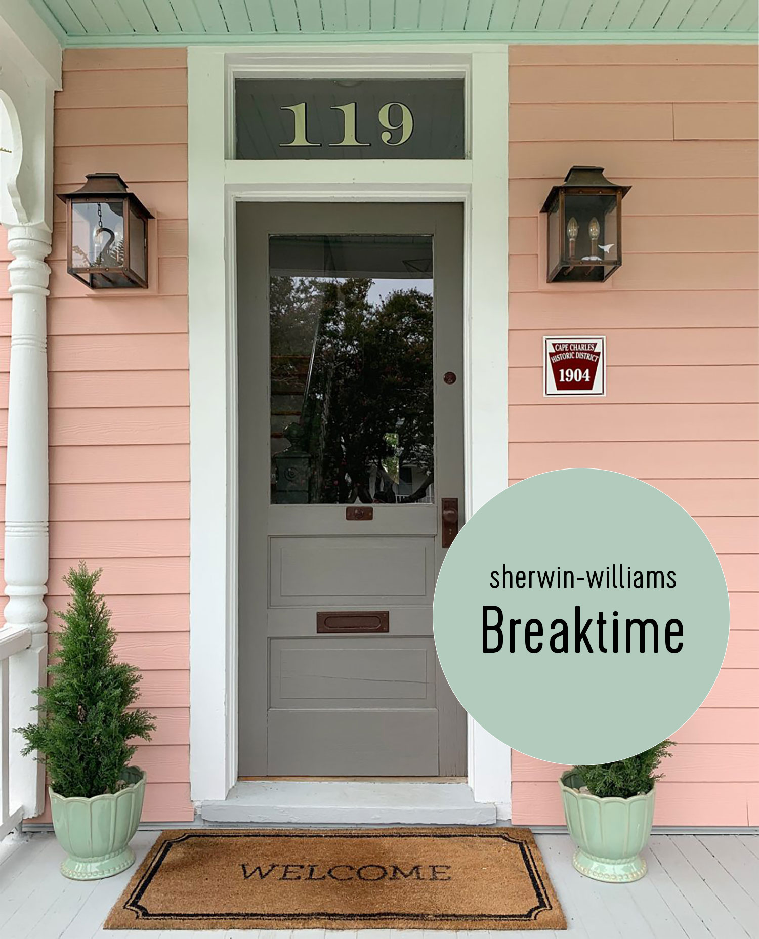 The 12 Best Haint Blue Paint Colors Young House Love   Haint Blue Porch Sherwin Williams Breaktime 