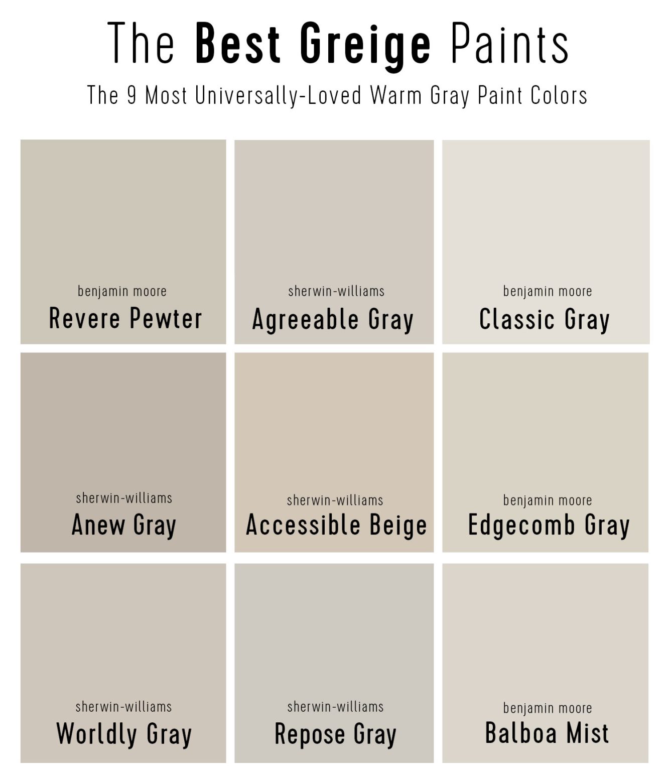 The Best Greige Paint Colors (According To Experts) | Young House Love